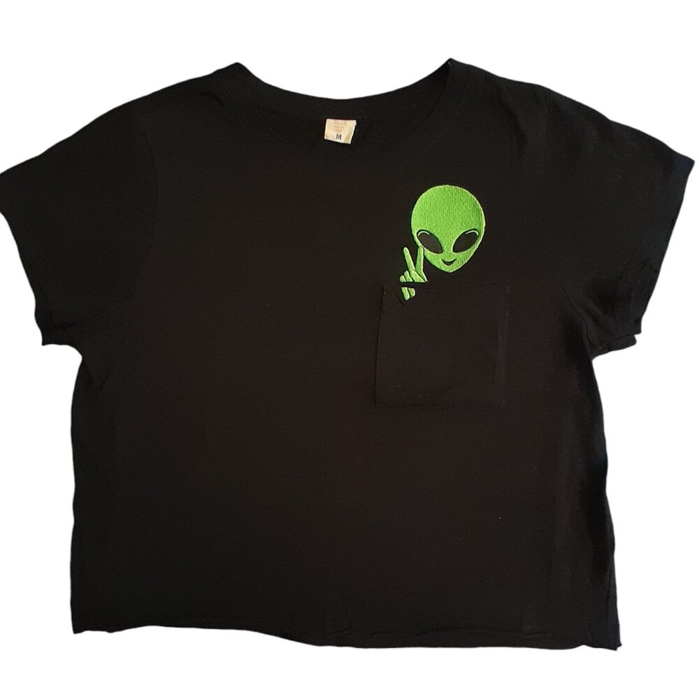 Darling Blue Alien Crop Top